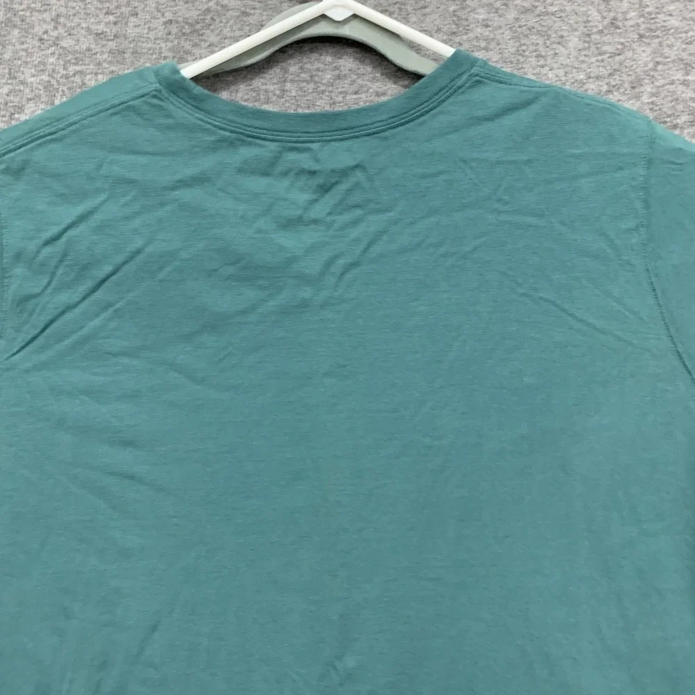 Nike Air Jordan Tee Shirt Mens 3XL‎ Flight Jumpman Logo Teal Green Short Sleeve